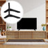 Uonlytech Tabletop TV Base Replacement TV Stand Bracket with Screws Universal Desktop Mount Support for Home and Office