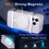 MOCCA Clear Case for iPhone 15 Pro Max, Slim Shockproof, Military Drop Protection, Non-Yellowing, MagSafe Compatible.