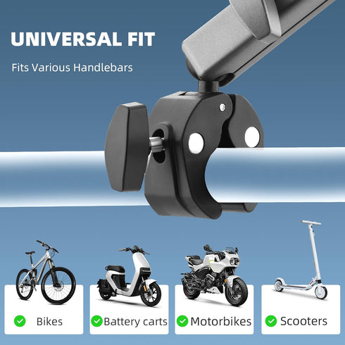 Pocket 3 Camera Bike Mount Clamp for Insta360 X4 X3 X2, DJI Osmo Pocket 3 2, GoPro Max Hero Mini Accessories