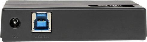 Tripp Lite 4 Port Powered USB Hub, USB 3.0, 2.4A, USB-A Ports, Black (U360-004-2F)