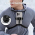 Neck Phone Holder POV/Vlog Mount, Hands-Free Phone Neck Holder with Clip and Chest Strap for Video Recording