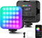 NEEWER RGB62 Magnetic RGB Video Light - Upgraded APP Control, 360° Full Color LED Camera Light with 3 Cold Shoes