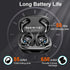 Ltinist Wireless Earbud, Bluetooth 5.3 Headphones with Earhooks, 75H Battery, IP7 Waterproof, Built-in Microphone for