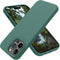 OTOFLY iPhone 14 Pro Case, Silicone Shockproof Slim Thin Phone Case, 6.1 inch, Pine Green