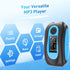 AGPTEK IPX8 Mp3 Swimming Waterproof Player with Screen, Multi-Functional Clip Music Player with Waterproof Headphones