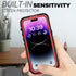 BEASTEK TRE Series iPhone 14 Pro Waterproof Case, MagSafe Shockproof IP68 with Built-in Screen Protector, 6.1'' - Red