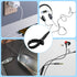 30 Pieces Silicone Zip Ties, 4.5 Inch Reusable Rubber Cable Ties for Charging Cables, USB C, Lightning Cable, Earphone