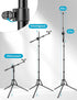 Nineigh 64" 25" 360 Overhead Tripod for iPhone, Phone Tripod Stand with Long Extendable Arm & Remote, Rotating Overhead
