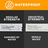 OfficeSmartLabels Multipurpose Industrial Grade Plastic Labels (1 x 1 inch), Compatible with 1933083 & 30332 (1 Roll /