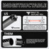 5" 20mm 20 20mm Tackform Long Ball and Socket Arm DuraLock Series Carbon Fiber Arm | Dual Sockets with Optional