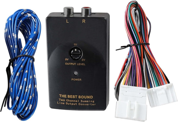 NuIth Add an AMP Amplifier Adapter for 2007-2019 Nissan, 2008-2013 Infiniti G37, 2008-2015 Subaru OEM Radio