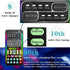 Ejoyous 8 3.5mm Portable Voice Changer, ABS Handheld Portable Multifunctional Sound Disguiser with Sound Effects