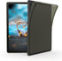 kwmobile Soft TPU Back Protector Case Compatible with Samsung Galaxy Tab S5e - Black/Transparent