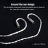 okcsc Earphone Upgrade Cable, 0.78mm 2pin Replacement Cord, 4 Cores OFC Silver Plated Audio Adapter for KZ ZS10, Mic