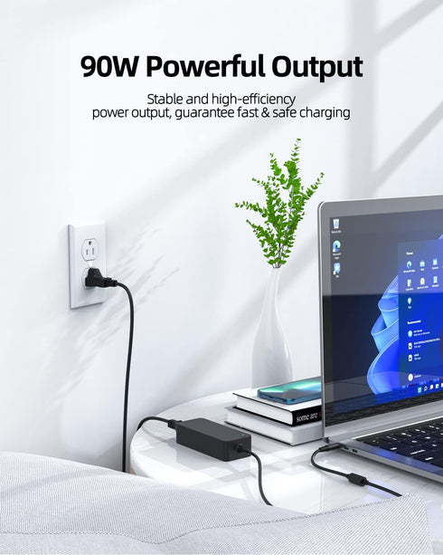 Replacement AC Charger Adapter for Dell Latitude 3410 3510 Laptop Power Supply Cord