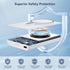 Magnetic Wireless Charger for iPhone, 5000mAh Portable Power Bank, Detachable Mag-Safe Battery Pack, Fast Charging