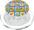 Orange Juice Citrus Fruit Mediterranean Style Orange Citrus Pattern Watercolor Summer Aesthetic PopSockets PopGrip for MagSafe