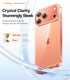TORRAS 17 2025 17 for iPhone Pro Case Crystal Clear, Ultra-Thin, Upgraded Non-Yellowing, Military-Grade Protection