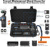 Lekufee Travel Waterproof Hard Case for DJI Osmo Pocket 3/Creator Combo, Vlogging Camera & Accessories (Case & Bag Only)