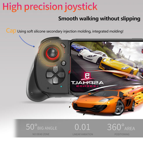Wireless Cloud Gaming Controller for iOS, Android, Windows PC, Bluetooth Gamepad for iPhone 15/14/13, Black