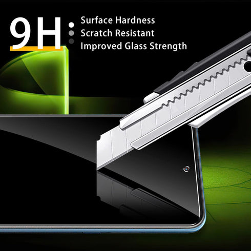 [2+2 Pack Tempered Glass Screen Protector for Nokia X100, 2 Pack Camera Lens Protector, Anti-fingerprint