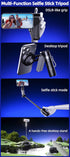 GEYUTHS 4 1 in Magnetic Tripod Pocket Selfie Stick Extendable Cell Phone Stand Portable Camera Grip Handle