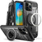 SUPCASE for iPhone 14 Pro Max Case with Stand, Compatible with MagSafe, Built-in Screen Protector, Black