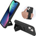 LAUDTEC Silicone Kickstand Case for iPhone 13, Vertical and Horizontal Stand, Soft Liquid Silicone, Black
