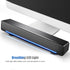 Yosoo 3.5mm Smart TV Wired Soundbar Universal Portable Speaker, Supports Audio Input, Features Surround Sound