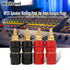 4 Pcs Banana Socket Test Probe Adapter for Audio Speaker Terminal Binding Post, Black and Red for 4mm Banana Plugs