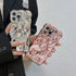 Case for iPhone 14 Pro Max, 3D Wave Bubble Shape Ripple Chrome Pattern Soft Bumper Glitter Shiny Cover (Silver)
