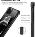 Compatible with iPhone 11 Pro Max Case - Ocean Shark Mouth Graphic Design, Shockproof Anti-Scratch Hard PC Back Case