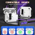 R-fun Compatible with AirPods Pro 2nd Generation 2023, Full Drop Protection Charging Case with Cleaner Kit, White