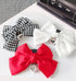 Miitoomo Cute Bow Phone Stands Fashion Cellphone Charm Grip Holder Universal Rotatable (Black)