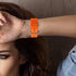 REZERO Compatible with Apple Watch Band 49mm 45mm 44mm 42mm 41mm 40mm 38mm - Fluoro Rubber Strap with Buckle