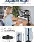 Puroma Webcam Stand Goose-Neck Mount Stand Upgraded Desktop Stand for Logitech Webcam C922 C930e C920S C920 C615 and Other Webcam with 1/4" Thread