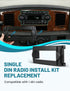 2005-2007 300C NuIth Single Din Radio Installation Dash Kit W/Radio Wiring Harness for Chrysler /Dodge Ram Charge