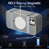 MOCCA Strong Magnetic Case for iPhone 11, Compatible with MagSafe, Slim Thin Shockproof Cover, Titanium Gray