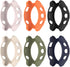 Protective Case for Garmin Fenix 7X/Fenix 7X Pro/EPIX Pro 51mm Case Cover Bumper Shell TPU Anti-Scratch Frame for Garmin EPIX Pro 51mm/Fenix 7X/Fenix 7X Pro Smart Watch Accessories (6 Pack)