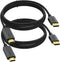 DisplayPort to HDMI Cable 10 feet 2-Pack, 4K Display Port DP to