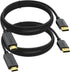 DisplayPort to HDMI Cable 10 feet 2-Pack, 4K Display Port DP to