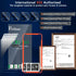 Ferilinso 3 Pack Screen Protector for iPhone 14 Pro Max & Plus + 2 Tempered Glass Camera Lens Protectors.
