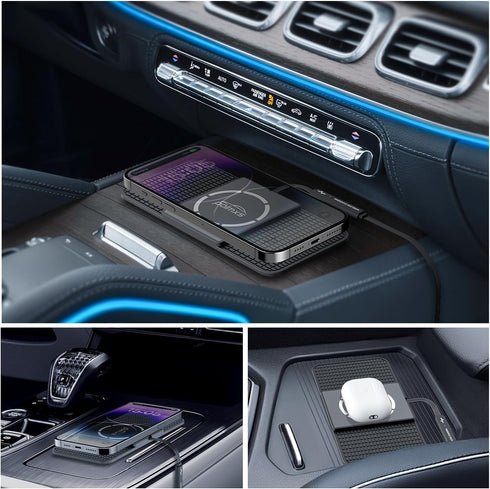 POLMXS 15W iphone12/13/14/15 (C11L) Magnetic Wireless Car Charger Charging pad, Fast Wireless Phone Charger car Cell