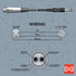 Hosa STX105F 5 Feet Interconnect Cable
