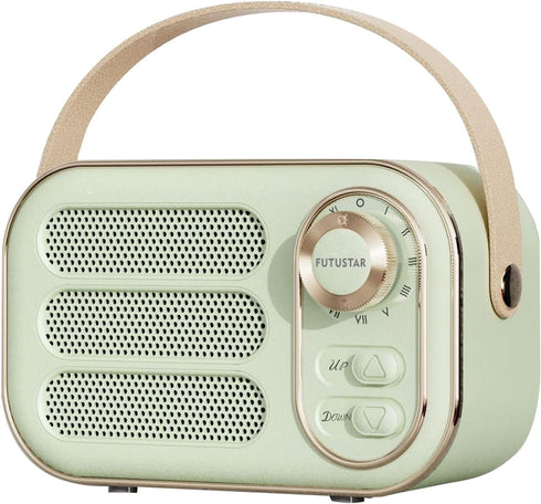 Anliato Retro Speaker, Vintage Portable Speakers with Loud Volume Support TF Card U