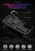 Military Grade Drop Impact Samsung Galaxy A23 5G Case (Purple) - 360 Metal Rotating Ring Kickstand Heavy Duty