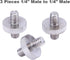 Sunmns 1/4 inch and 3/8 inch Converter Screw Adapter Mount Set for Camera, Tripod, Monopod, Ballhead, Light Stand