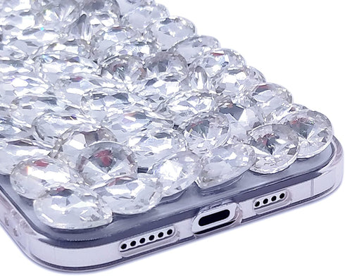 Bonitec Compatible with iPhone 13 Pro Max Case, 3D Glitter Sparkle Bling Luxury Shiny Crystal Rhinestone Cover