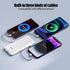 Portable Power Bank 10000mAh, Ultra Slim Charger with Built-in AC Plug, Compatible with All Kinds of Cellphones