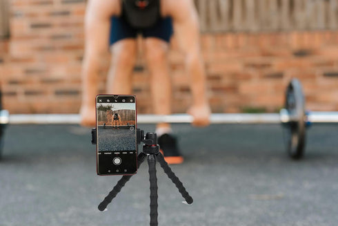 Purthet 17 16 15,Android Flexible Mini Tripod for Cell Phone with Wireless Remote and Clip, Compatible with iPhone